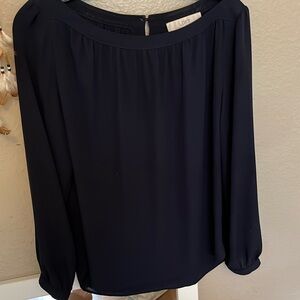 Loft black blouse